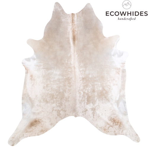 Brazilian Champagne Cowhide Rug Size 8'5" L x 7'7" W 4938