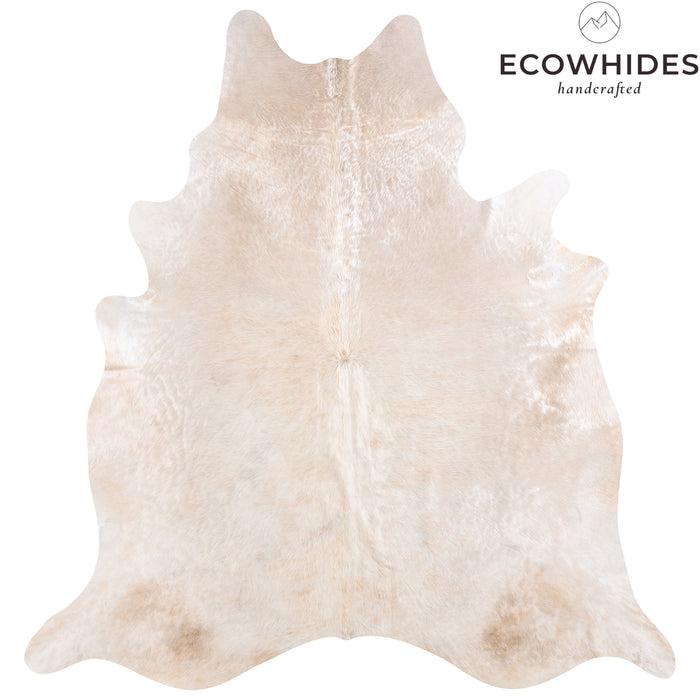 Brazilian Champagne Cowhide Rug Size 7'10" L x 7'4" W 4939