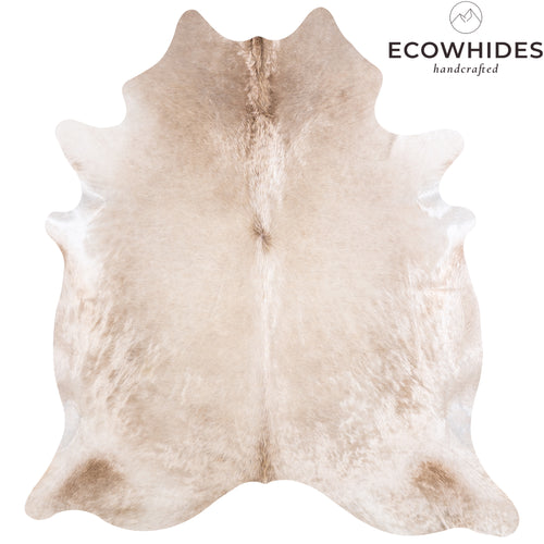Brazilian Champagne Cowhide Rug Size 7'5" L x 6'10" W 4942