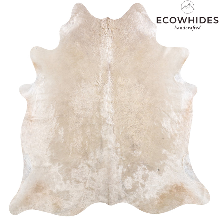 Brazilian Champagne Cowhide Rug Size 6'7" L x 6'3" W 4945
