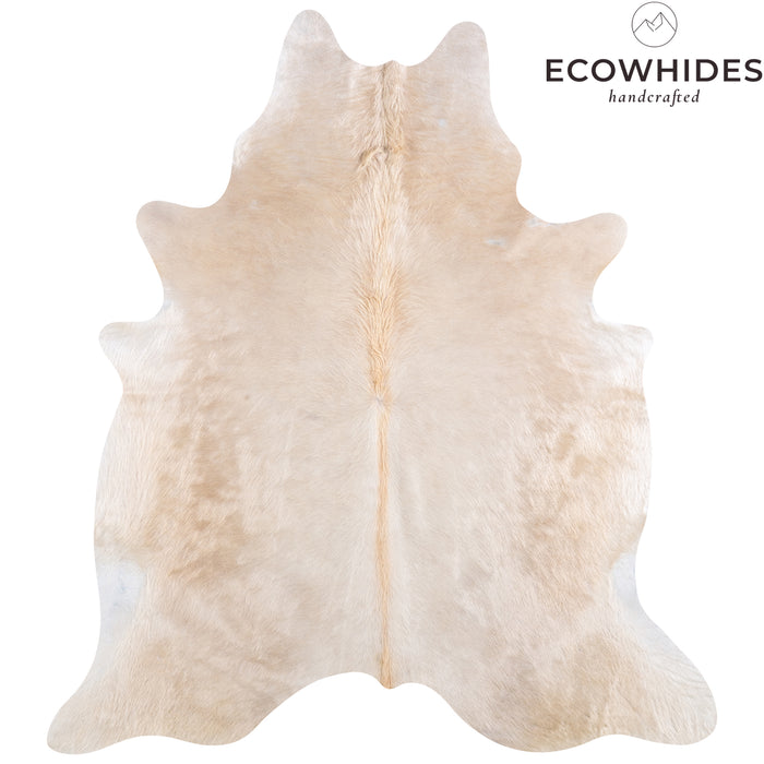 Brazilian Champagne Cowhide Rug Size 6'10" L x 6'4" W 4949
