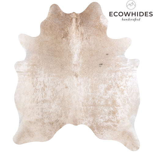 Brazilian Champagne Cowhide Rug Size 7'0" L x 6'0" W 4953