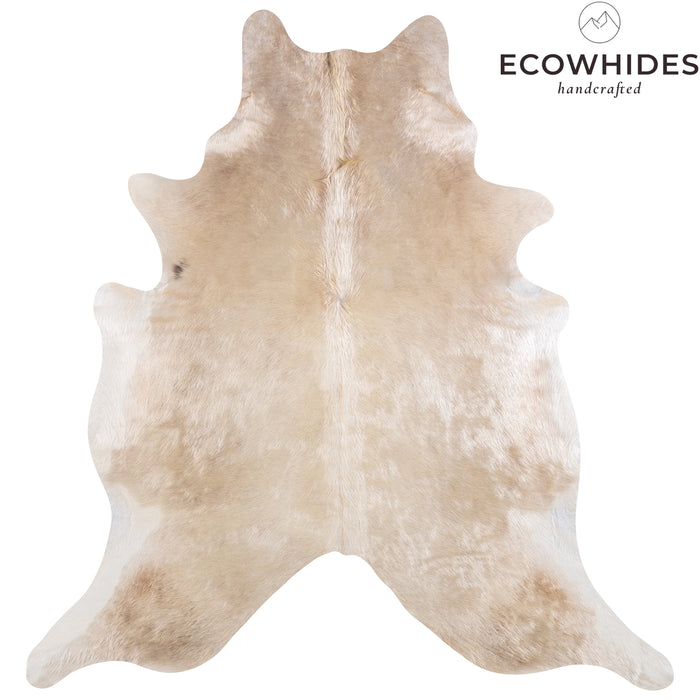 Brazilian Champagne Cowhide Rug Size 7'1" L x 6'7" W 4954