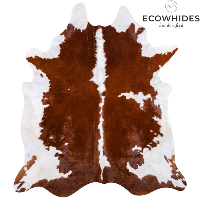 Brazilian Hereford Cowhide Rug Size 7'6" L x 6'8" W 4980