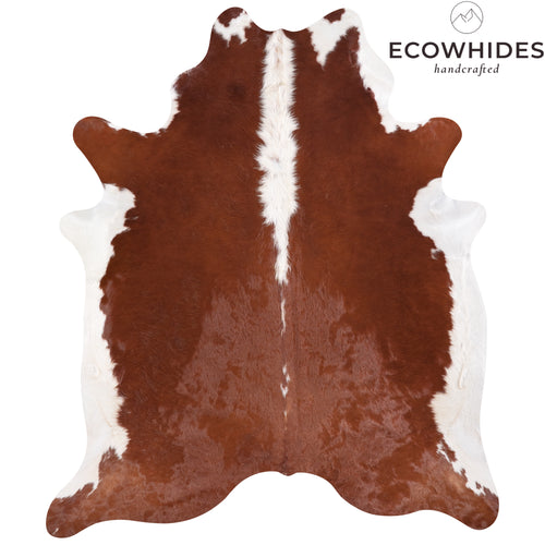 Brazilian Hereford Cowhide Rug Size 7'6" L x 6'6" W 4986