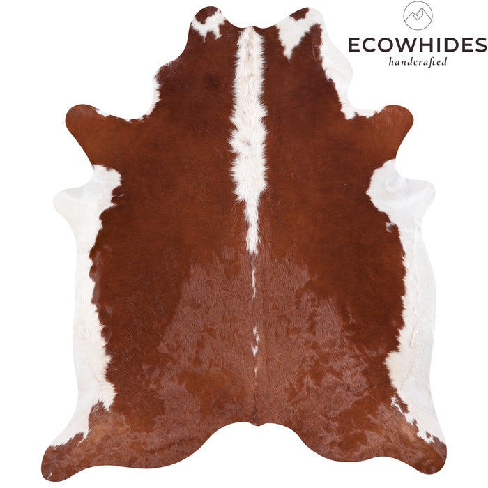 Brazilian Hereford Cowhide Rug Size 7'6" L x 6'6" W 4986