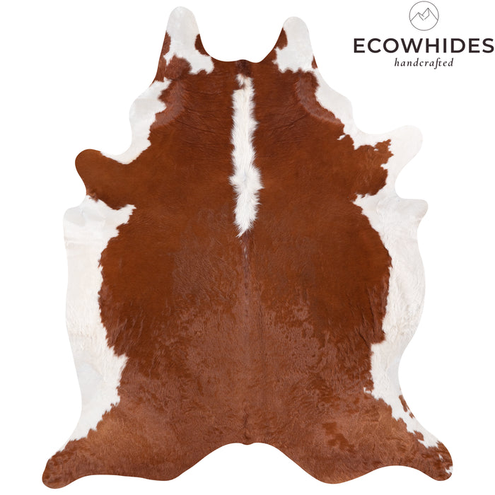 Brazilian Hereford Cowhide Rug Size 7'8" L x 6'6" W 4989