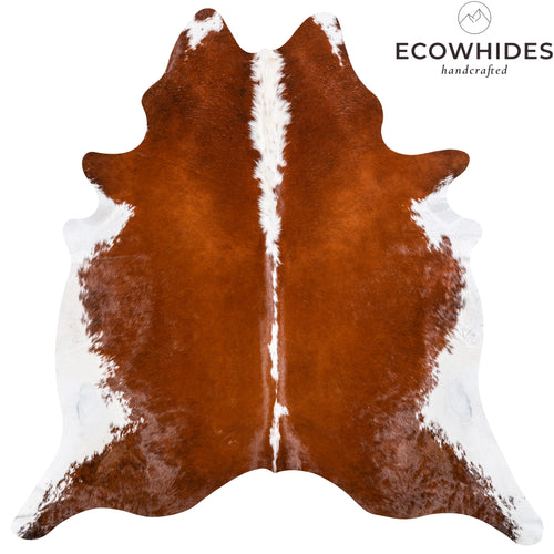 Brazilian Hereford Cowhide Rug Size 7'8" L x 7'4" W 4992