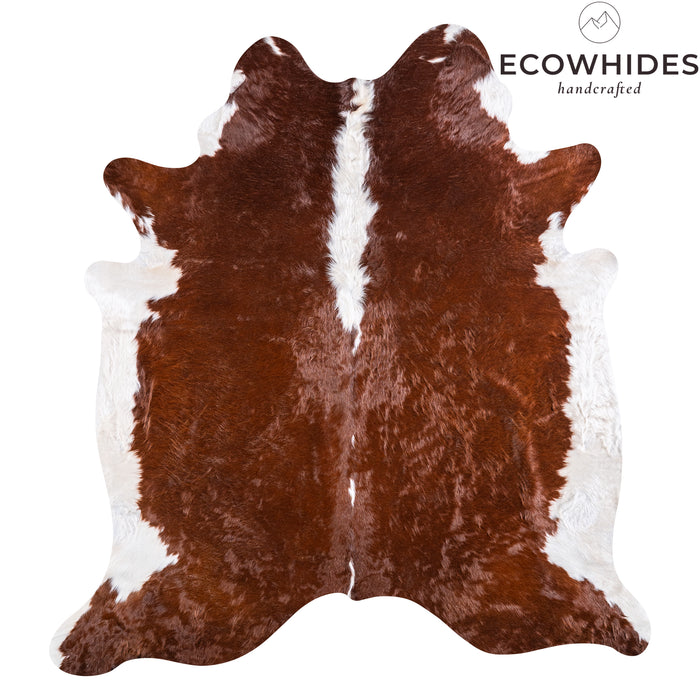 Brazilian Hereford Cowhide Rug Size 7'9" L x 7'4" W 4995