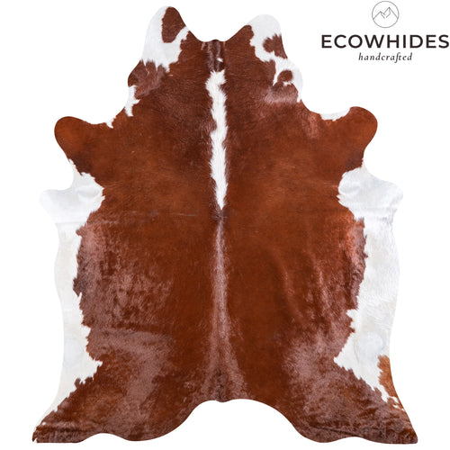 Brazilian Hereford Cowhide Rug Size 7'10" L x 6'9" W 4996