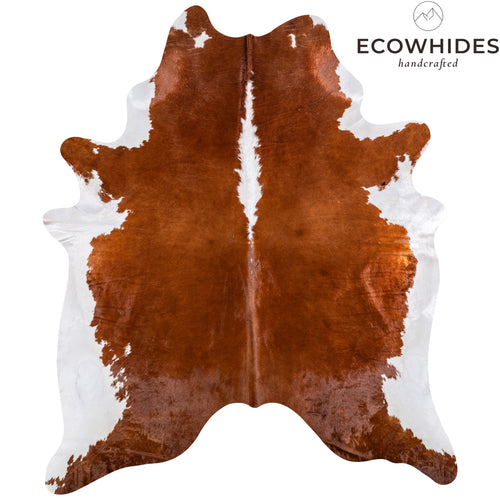 Brazilian Hereford Cowhide Rug Size 7'8" L x 6'11" W 4997