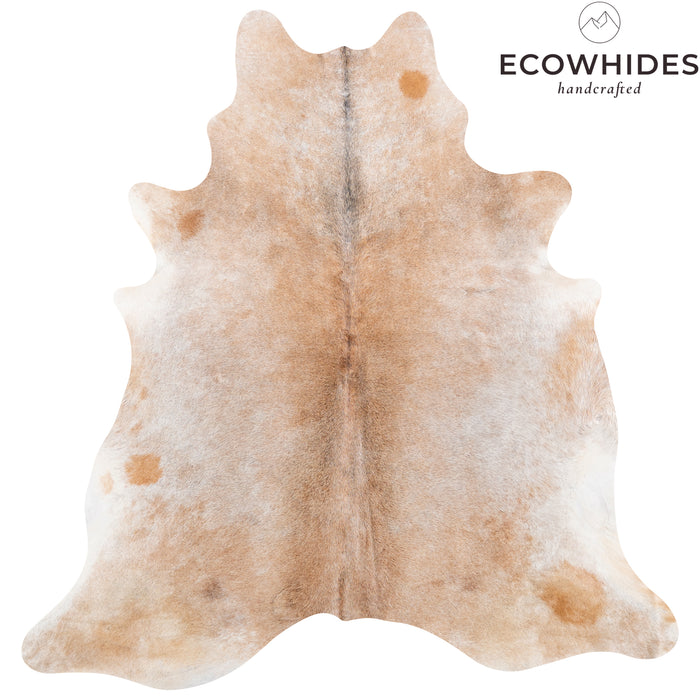 Brazilian Grey Palomino Cowhide Rug Size 7'0" L x 6'9" W 5127