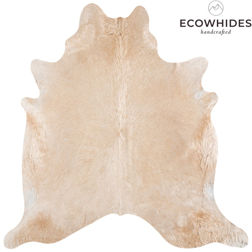 Brazilian Champagne Cowhide Rug Size 7'5" L x 7'5" W 5199