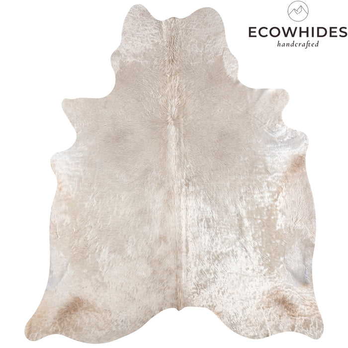 Brazilian Champagne Cowhide Rug Size 7'6" L x 6'8" W 5202