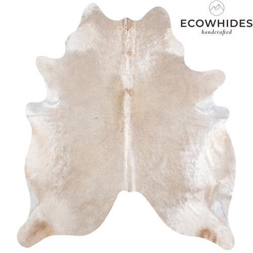 Brazilian Champagne Cowhide Rug Size 7'0" L x 6'3" W 5203