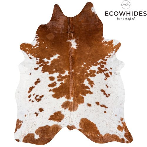 Brazilian Brown Salt and Pepper Cowhide Rug Size 8'9" L x 7'4" W 5324