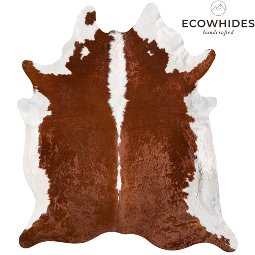 Brazilian Hereford Cowhide Rug Size 7'9" L x 6'10" W 5359