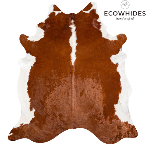 Brazilian Hereford Cowhide Rug Size 7'6" L x 6'10" W 5365