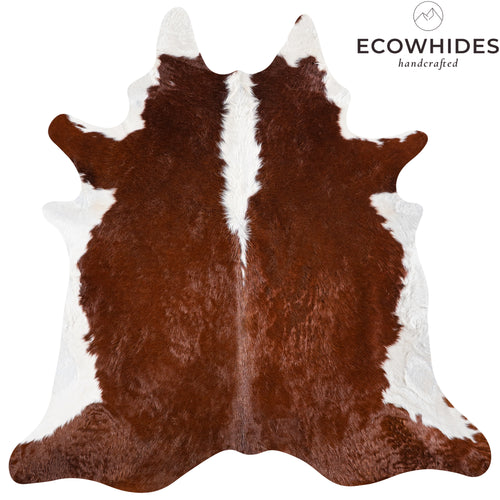 Brazilian Hereford Cowhide Rug Size 6'8" L x 6'7" W 5377