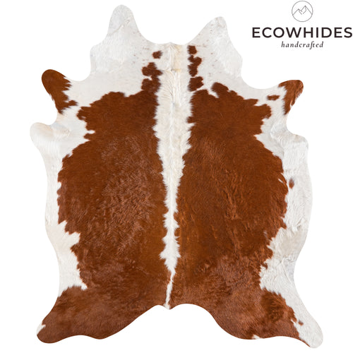 Brazilian Hereford Cowhide Rug Size 6'10" L x 5'9" W 5381