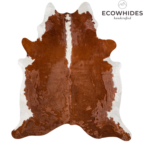 Brazilian Hereford Cowhide Rug Size 7'1" L x 6'11" W 5383