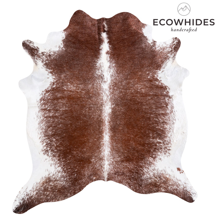 Brazilian Brown Salt and Pepper Cowhide Rug Size 7'7" L x 7'0" W 5723