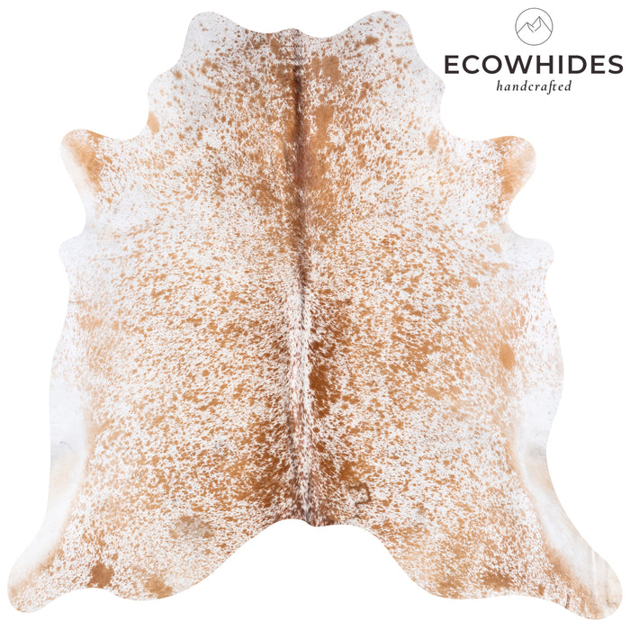 Brazilian Brown Salt and Pepper Cowhide Rug Size 7'1" L x 7'1" W 5766