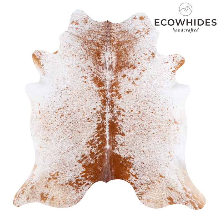 Brazilian Brown Salt and Pepper Cowhide Rug Size 7'1" L x 6'10" W 5773