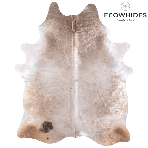 Brazilian Grey Palomino Cowhide Rug Size 7'6" L x 5'8" W 5915