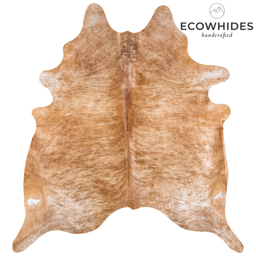 Brazilian Beige Cowhide Rug Size 7'9" L x 7'4" W 5934