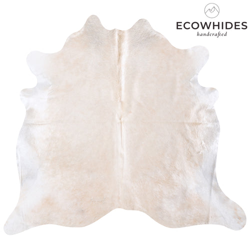 Brazilian Palomino and White Cowhide Rug Size 7'0" L x 7'7" W 5952