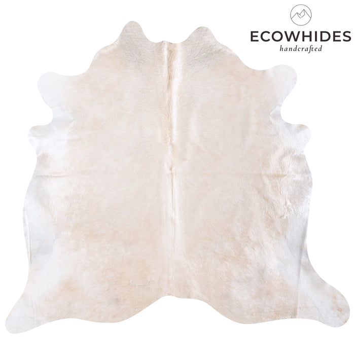 Brazilian Palomino and White Cowhide Rug Size 7'0" L x 7'7" W 5952