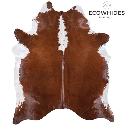 Brazilian Hereford Cowhide Rug Size 7'10" L x 6'9" W 5981