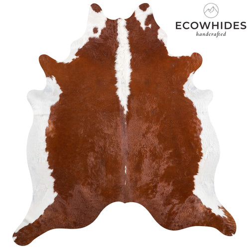 Brazilian Hereford Cowhide Rug Size 7'9" L x 6'11" W 6704