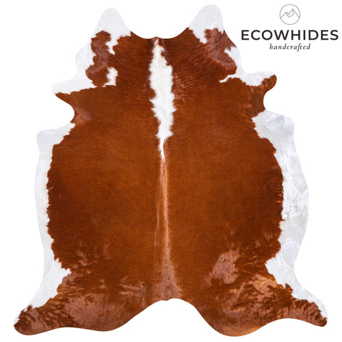 Brazilian Hereford Cowhide Rug Size 7'4" L x 7'0" W 6708