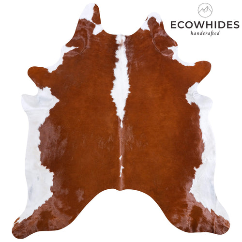 Brazilian Hereford Cowhide Rug Size 7'7" L x 7'0" W 6710