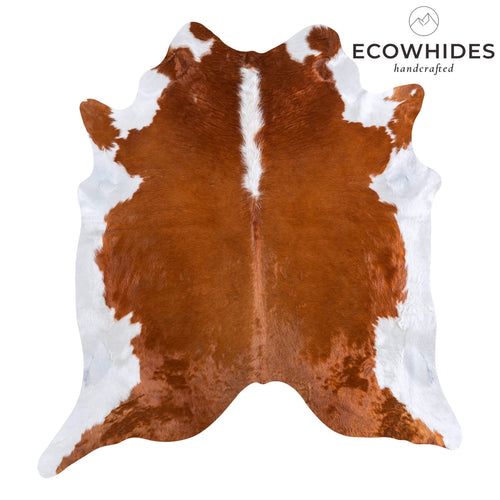 Brazilian Hereford Cowhide Rug Size 7'8" L x 7'3" W 6712