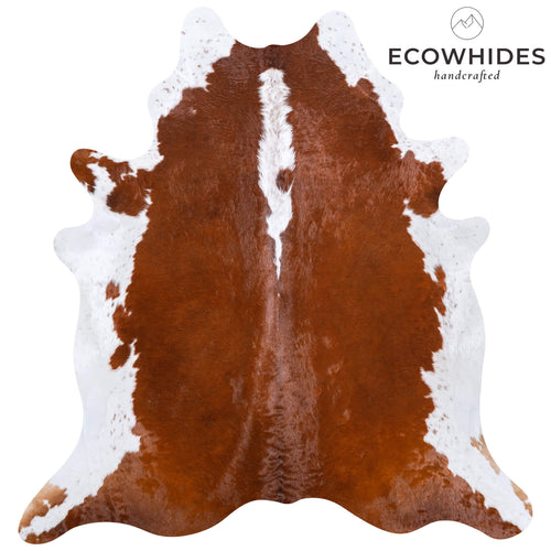 Brazilian Hereford Cowhide Rug Size 7'9" L x 7'3" W 6714