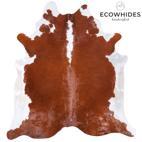Brazilian Hereford Cowhide Rug Size 7'8" L x 7'1" W 6719
