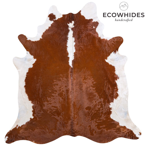 Brazilian Hereford Cowhide Rug Size 7'9" L x 7'6" W 6722