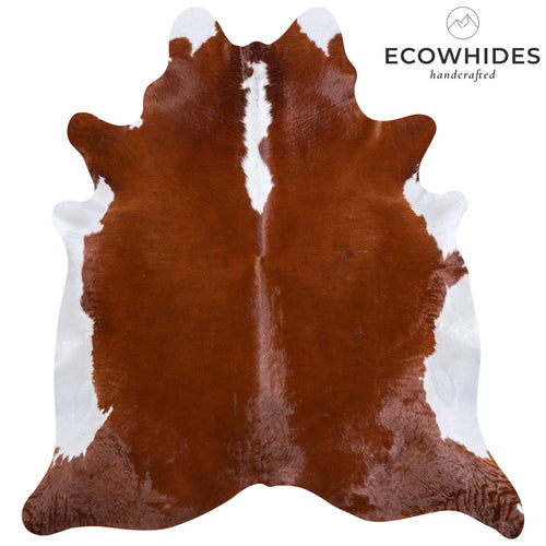 Brazilian Hereford Cowhide Rug Size 7'6" L x 6'11" W 6725