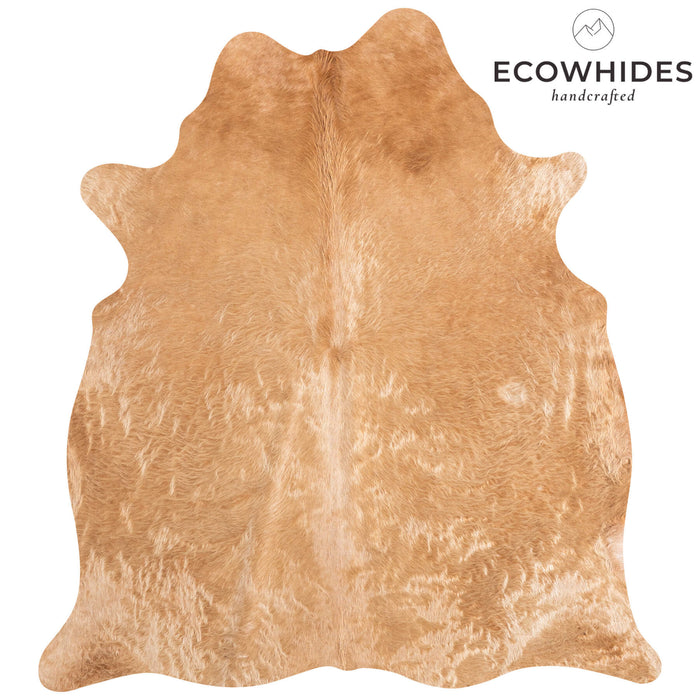 Brazilian Beige Cowhide Rug Size 6'2" L x 5'7" W 6857