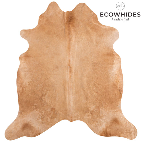 Brazilian Beige Cowhide Rug Size 6'10" L x 6'6" W 6860