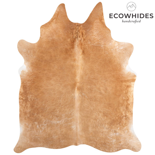 Brazilian Beige Cowhide Rug Size 6'10" L x 5'9" W 6864