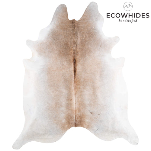 Brazilian Grey Palomino Cowhide Rug Size 8'7" L x 7'3" W 6891