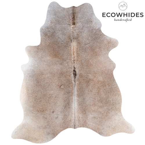 Brazilian Grey Palomino Cowhide Rug Size 7'1" L x 5'6" W 6913