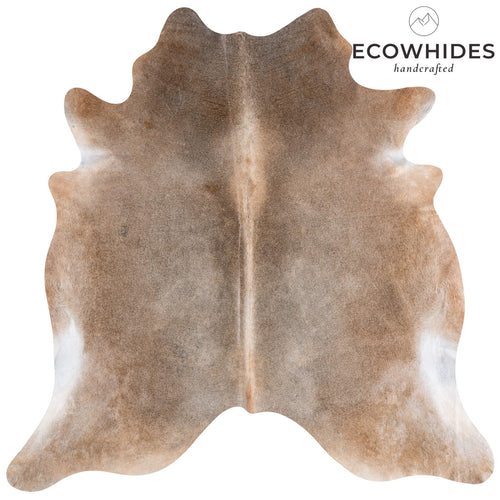 Brazilian Grey Palomino Cowhide Rug Size 7'2" L x 7'3" W 6915