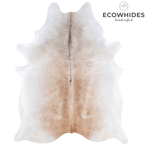 Brazilian Grey Palomino Cowhide Rug Size 7'7" L x 6'1" W 6916