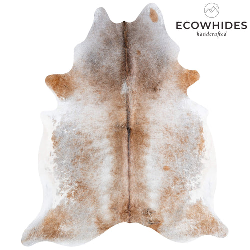 Brazilian Grey Palomino Cowhide Rug Size 8'0" L x 6'8" W 6921