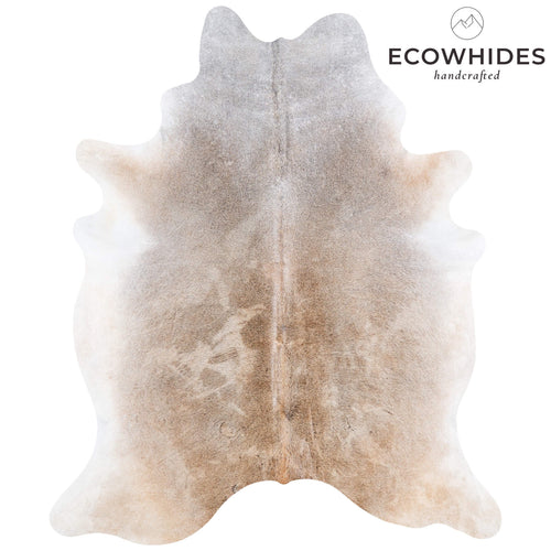 Brazilian Grey Palomino Cowhide Rug Size 7'4" L x 6'1" W 6922